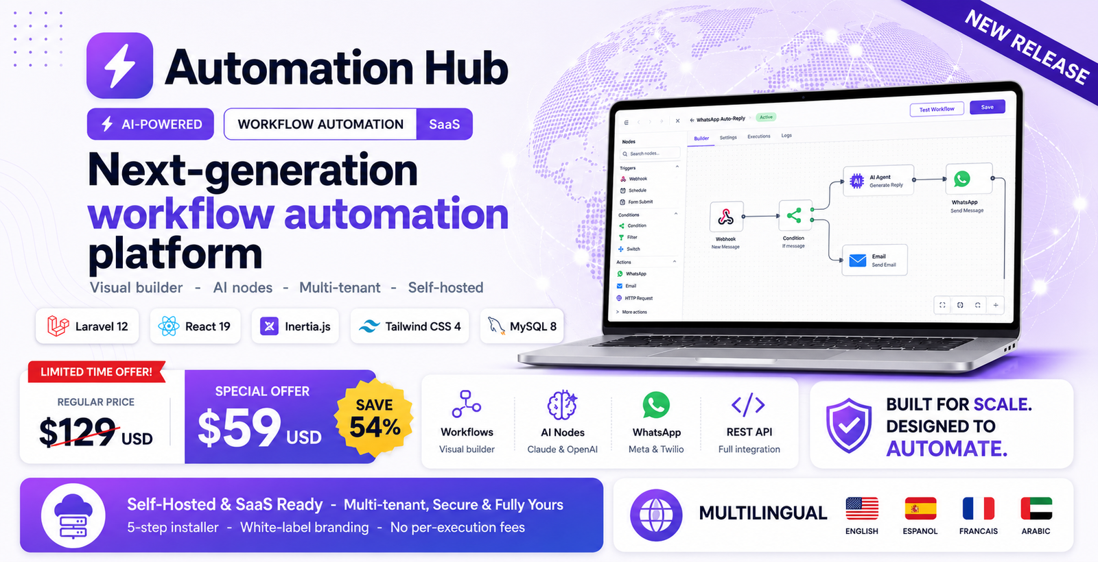 Automation Hub — Workflow Automation & Integration Platform
